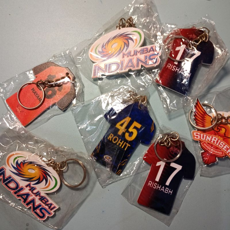 Ipl Team Keychain For Cricket Lovers