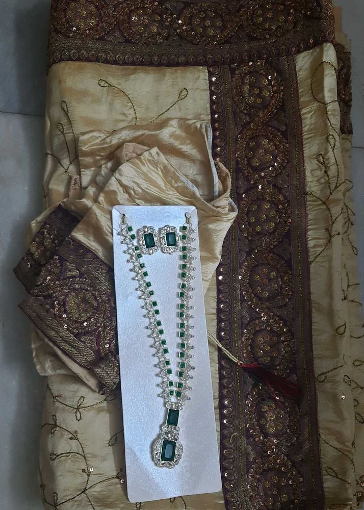 Elegant Tussar Silk Benarasi with Blouse
