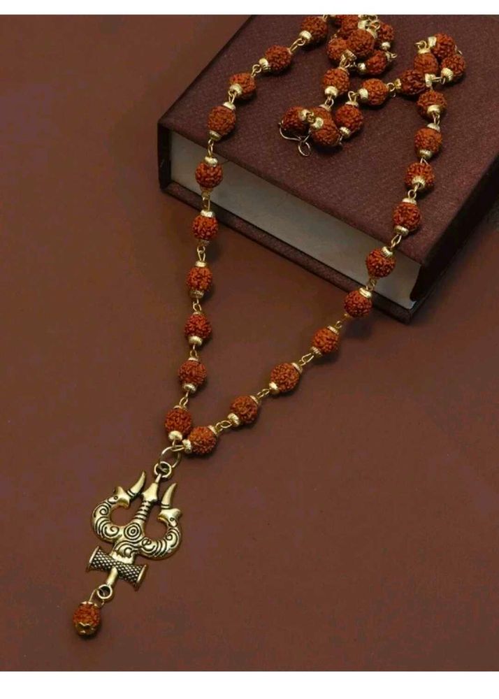 Trishul Rudraksha Mala