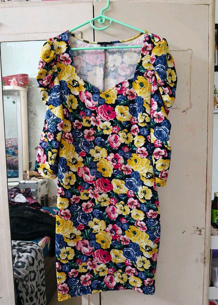 Floral Bodycon Dress