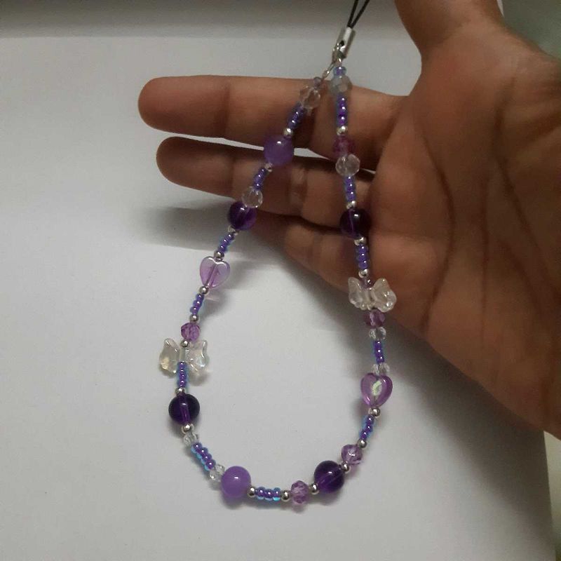 Beaded Phone Charm