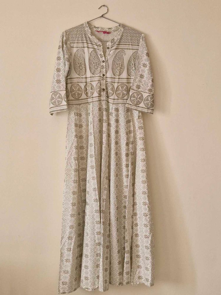 Paisley Print Maxi Dress