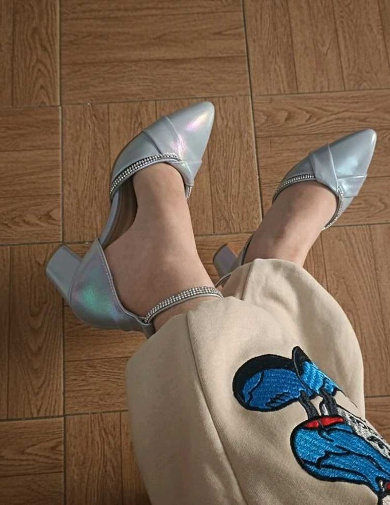 Elegant Silver Heels