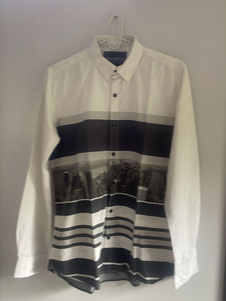 Vettorio Fratini 40 Size Printed Cotton Shirt