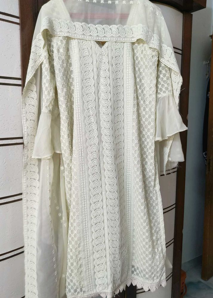 Chikankari Georgette Dress