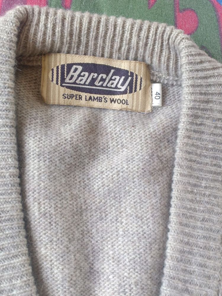 Uk Bought Men Half Sweater In Pristine Condition Size 40cm