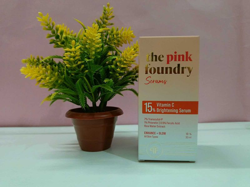 The Pink Foundry 15% Vitamin C Brightening Serum