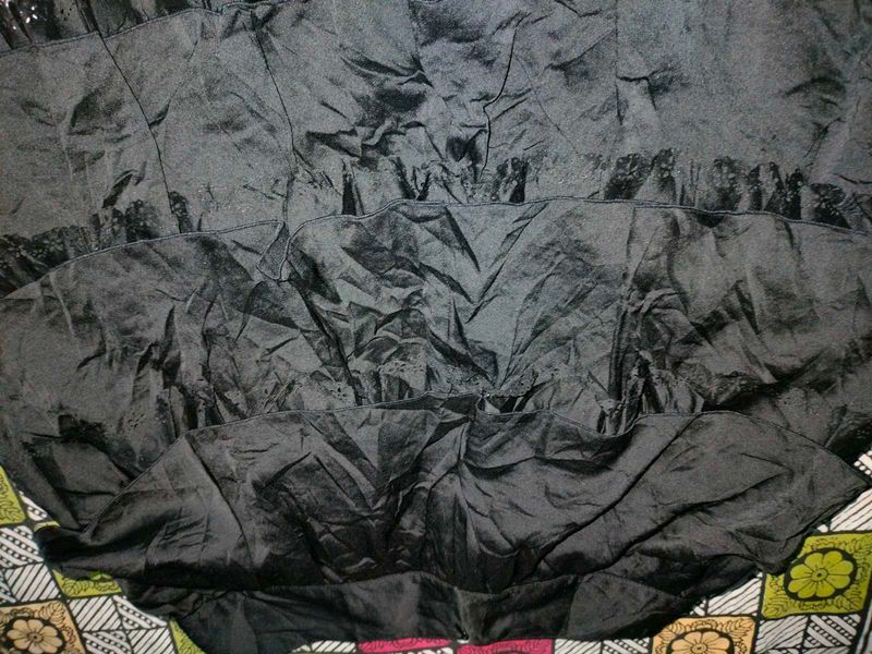 Tiered Ruffle Black Skirt