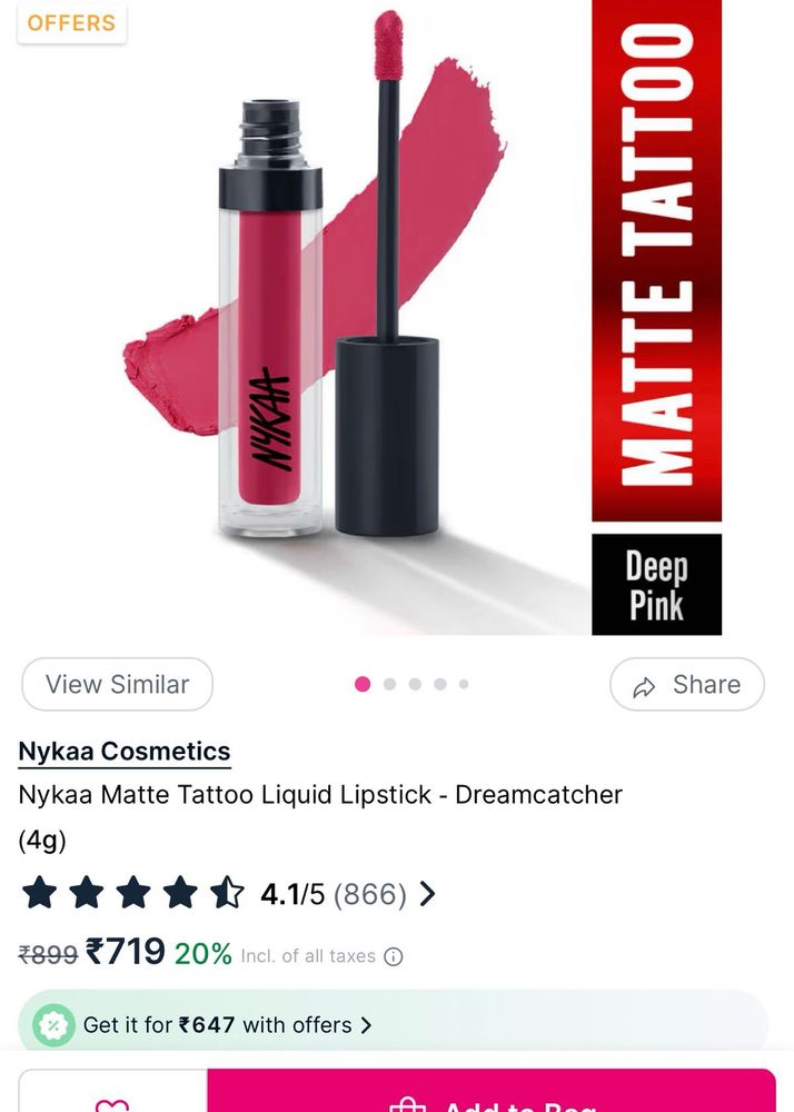 Naykaa Liquid Lipstick Pack Of 2