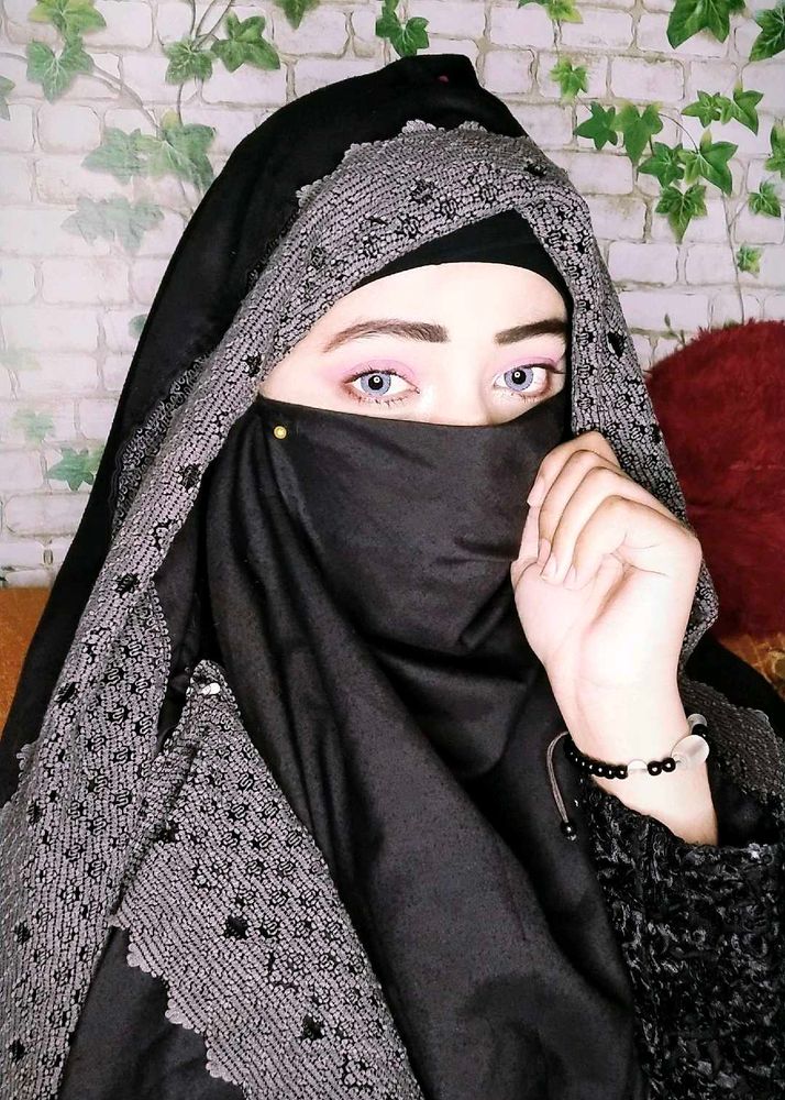 Elegant Black Niqab