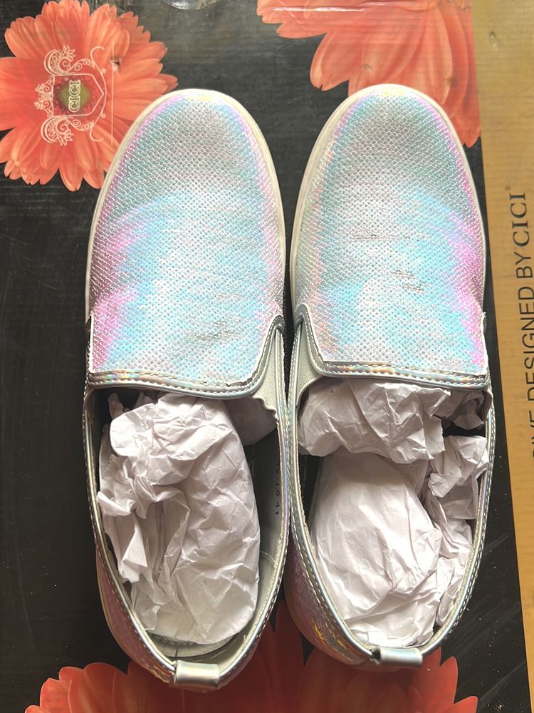 Rainbow Sequence Shoes CORAICA