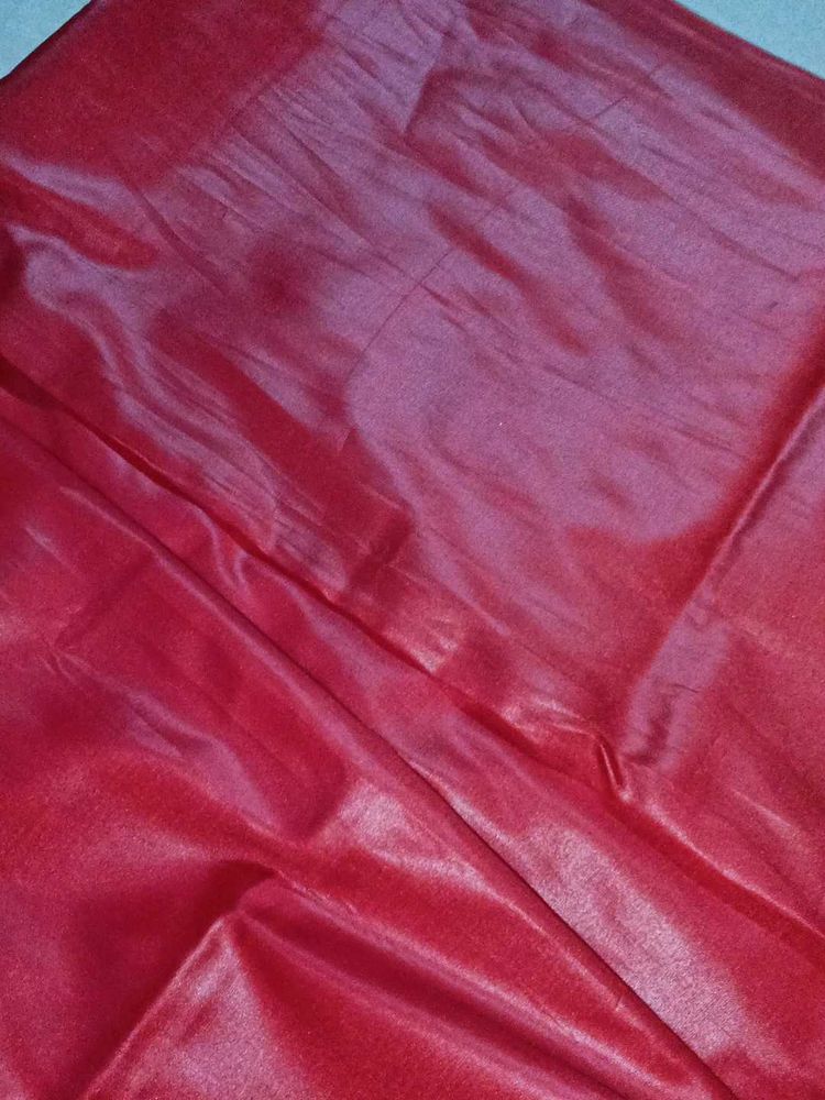 Red Shimmer Fabric