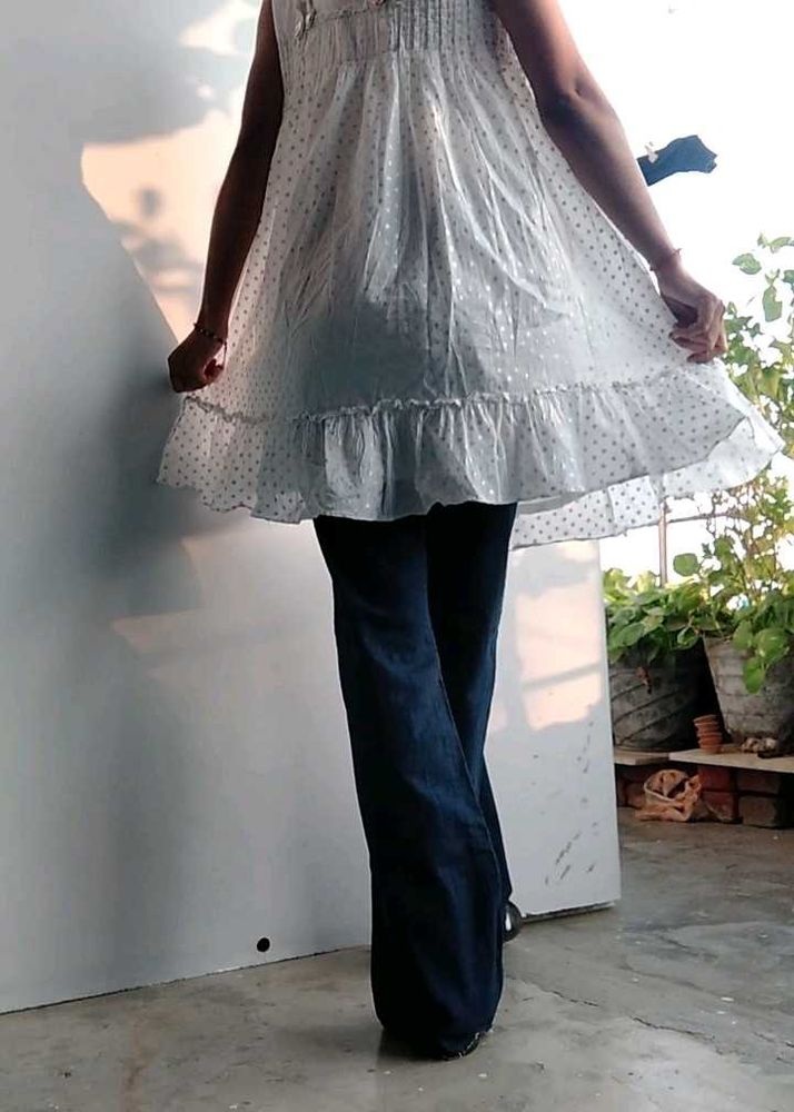 White Polka Dot Dress