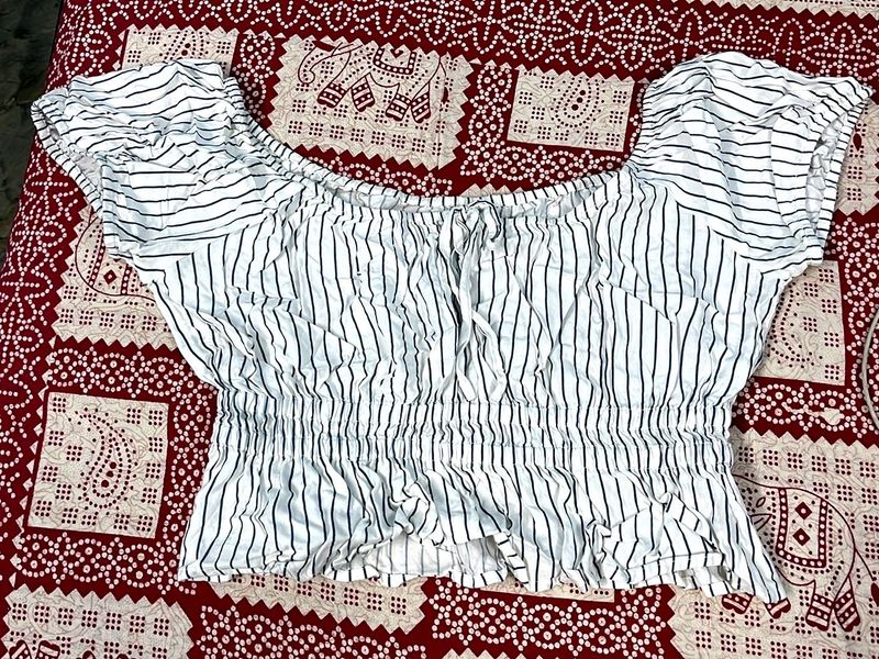 Striped Crop Top