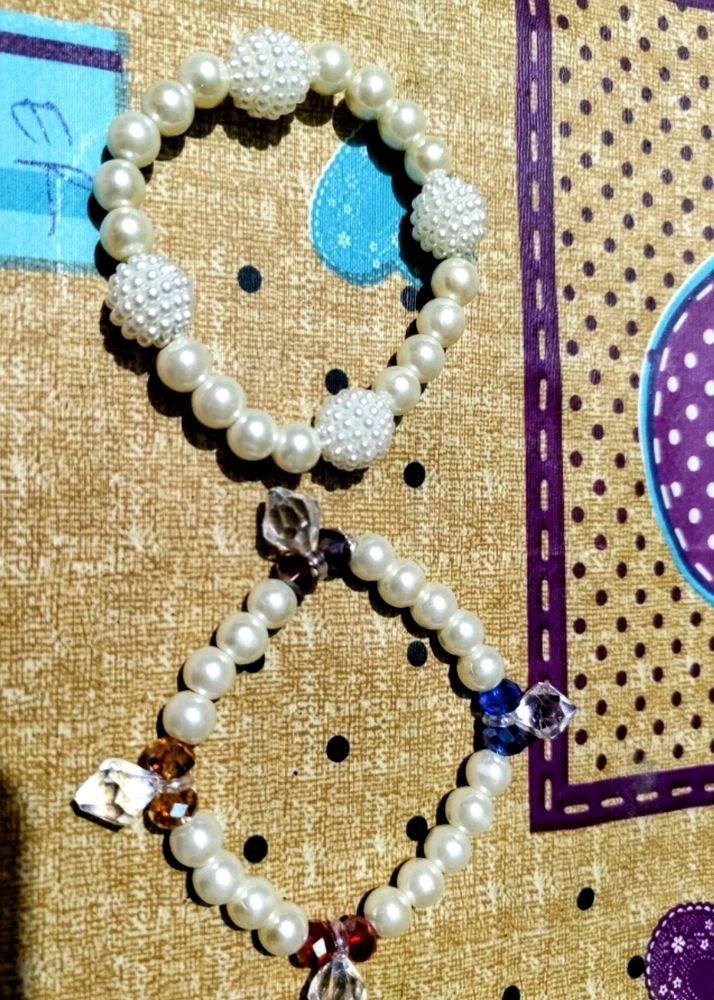 Brand New Combo Of White Pearl Bracelet