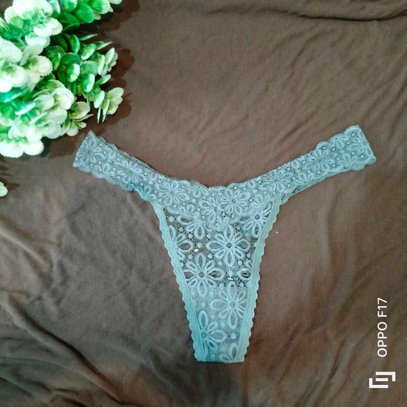 Floral Lace Thong