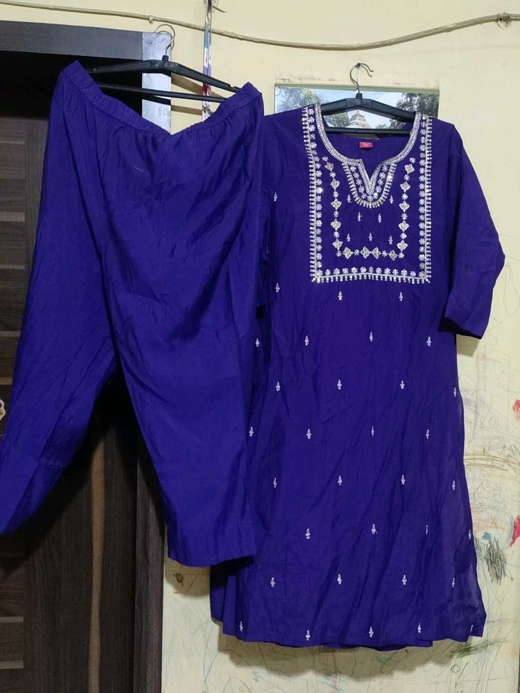 Elegant purple 💜 Kurta Set