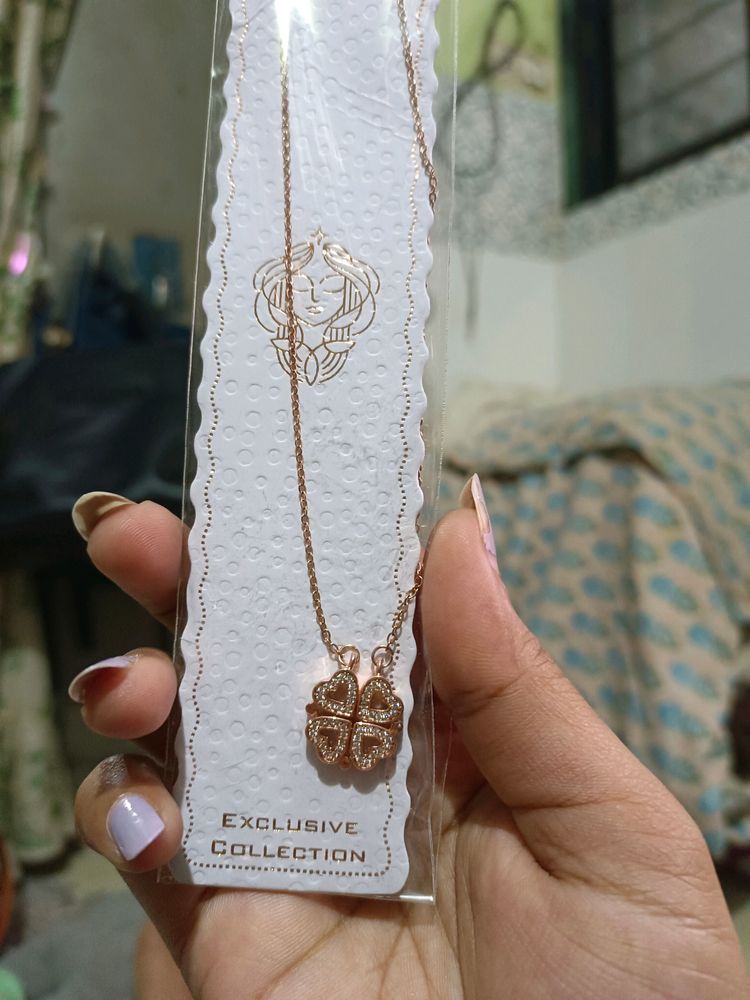 Clover Heart Necklace