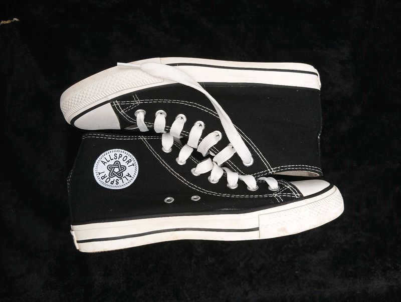 All Sport Black High-Top Converse