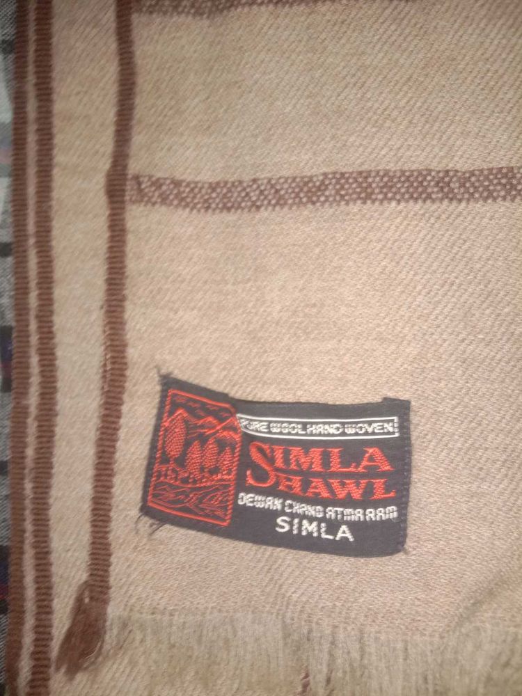 Simla Shawl Pure Wool Hand Woven