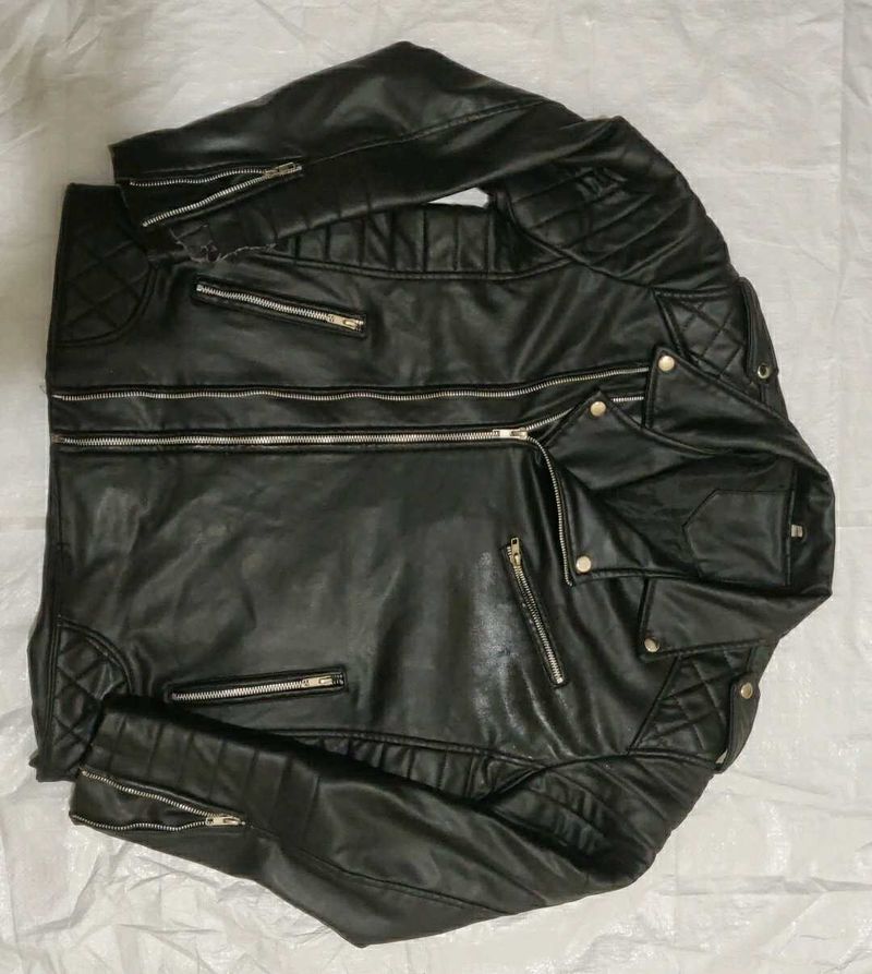 Stylish Black Leather Jacket