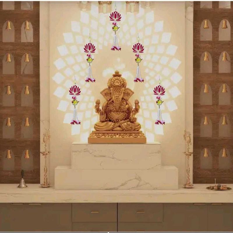 Lotus Flower Hanging Ornaments For Doors, Temple