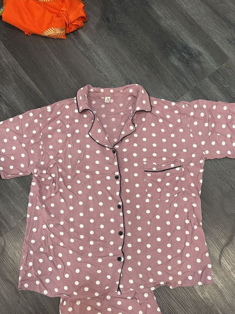 Polka Dot Pajama Set