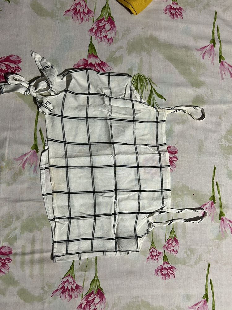 Noodle Strap Crop Top