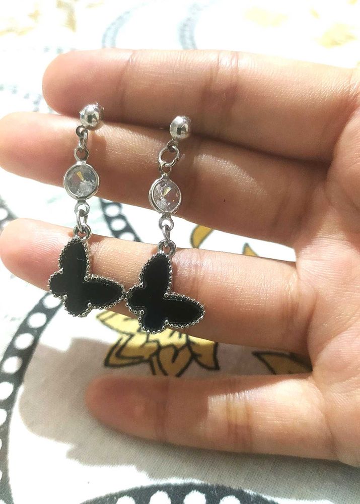 Butterfly Drop Earrings