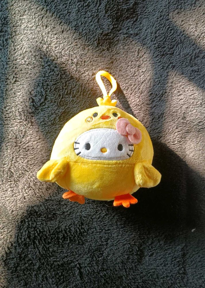 Hello Kitty Chick Plush Keychain