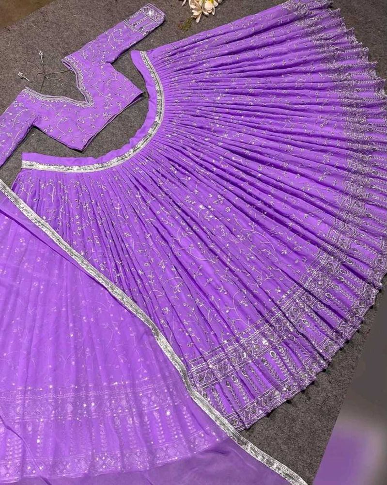 dreamy lavender lehenga 🐚🫧🦢