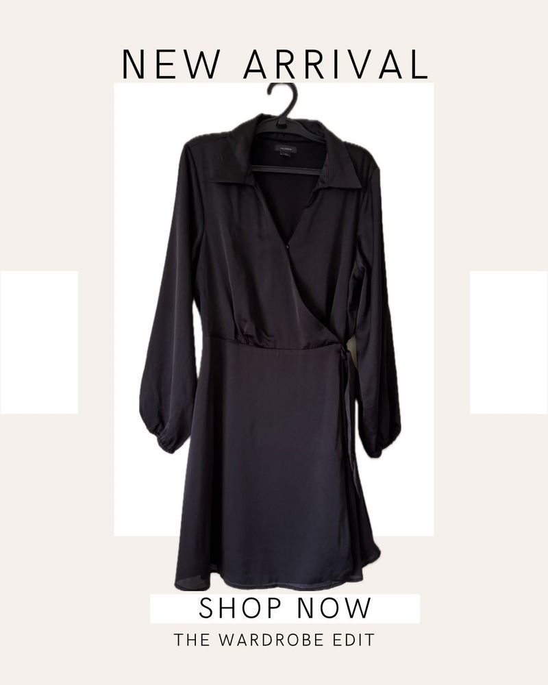 Black Wrap Dress