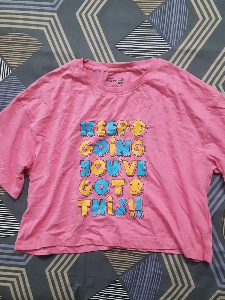 Pink Graphic Tee