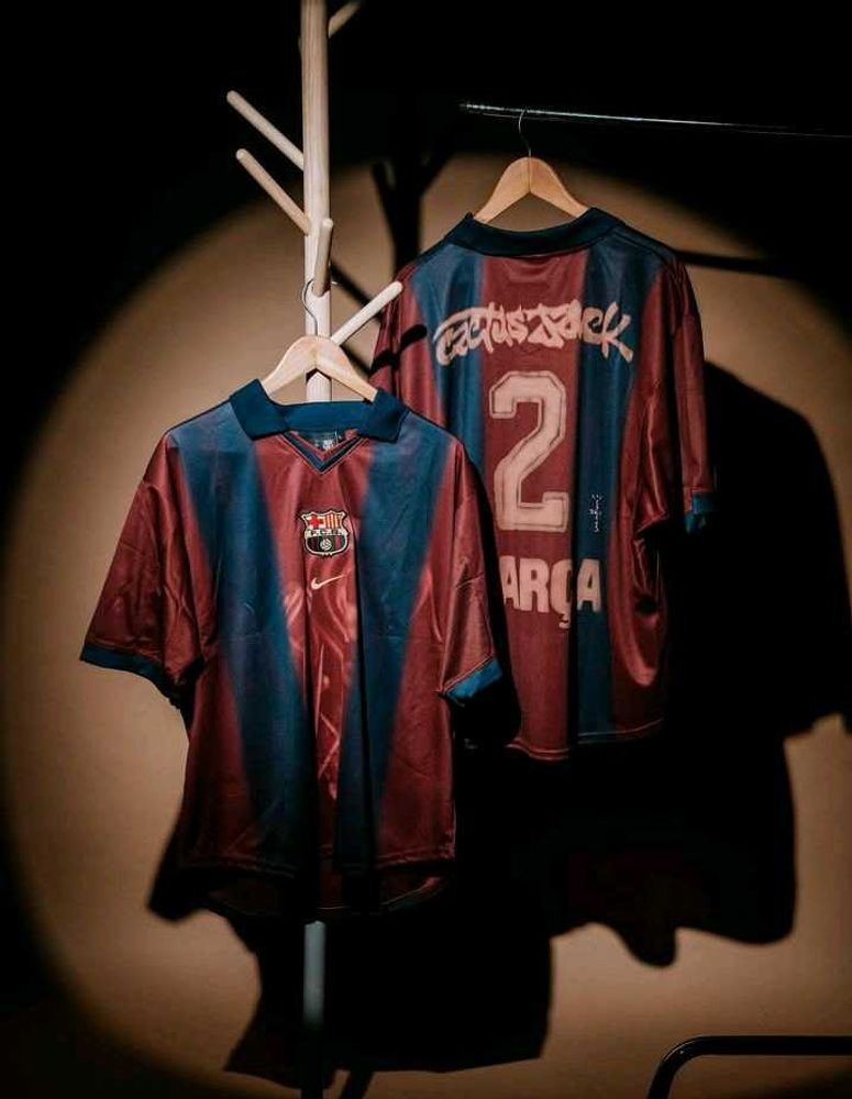 Travis Scott x Barca jersey for those who know the