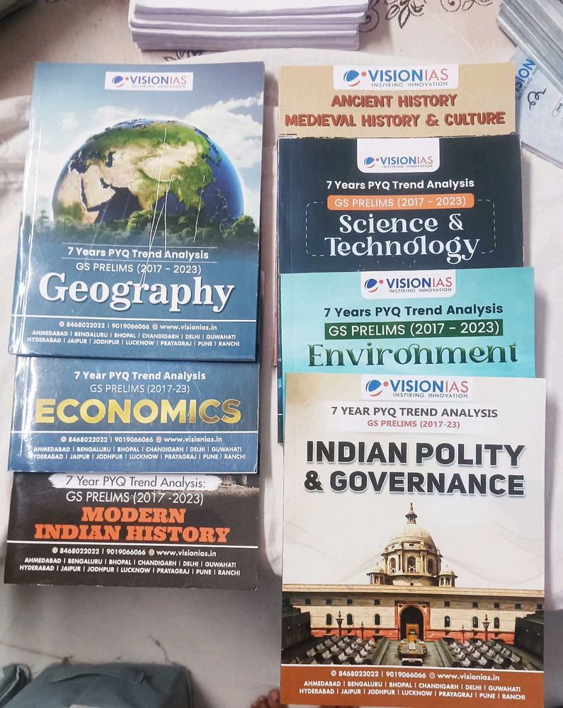 Vision Ias 7 Year Pyq Booklets