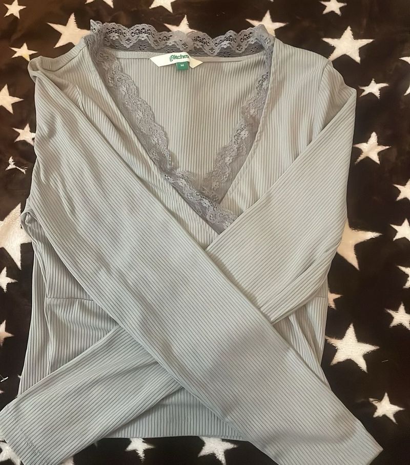 y2k full sleeves top