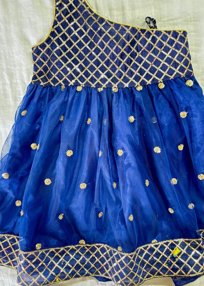 Blue Party Dress
