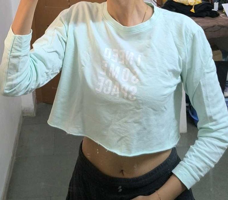 Cropped 'Need Some Space' Top