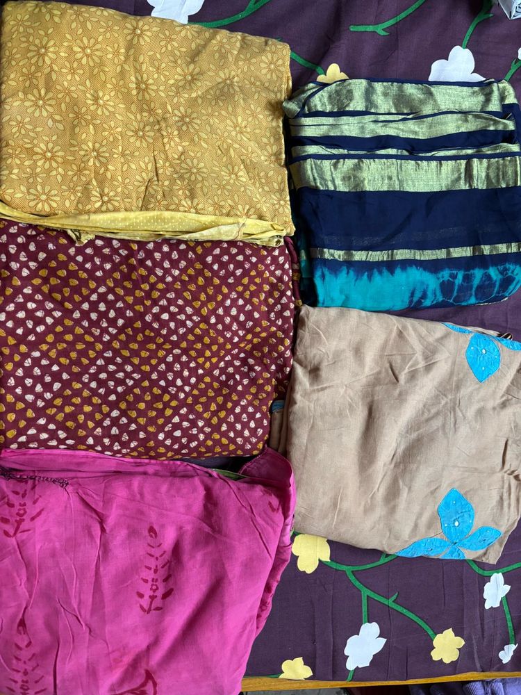 Fixed Cheap And Best Combo 6 Saree Daily Wear Sare