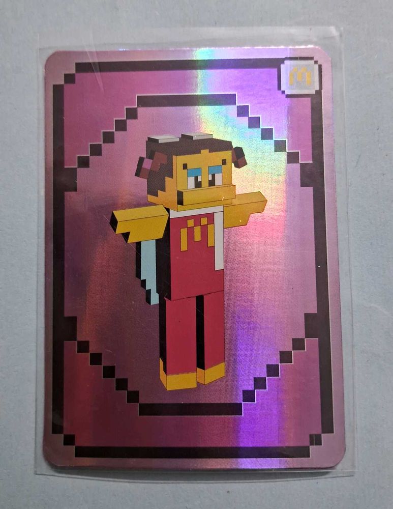 McDonald's Minecraft Card