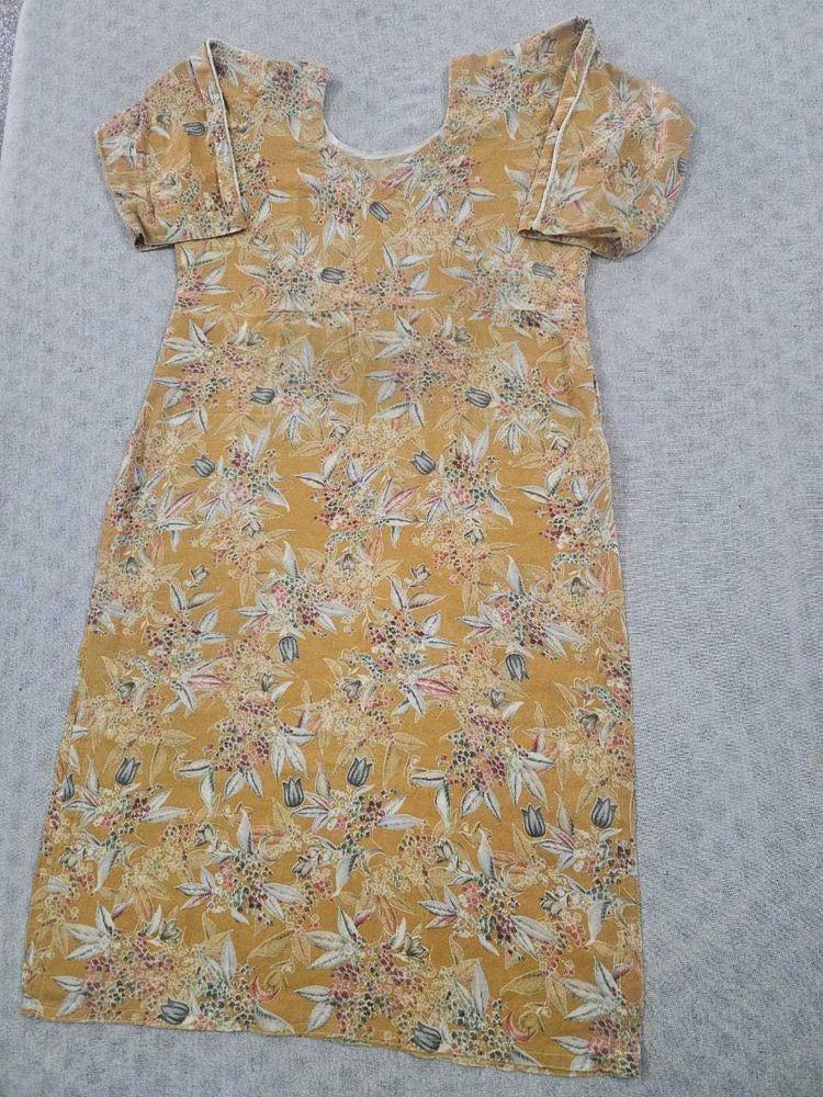 Floral Print Kurta