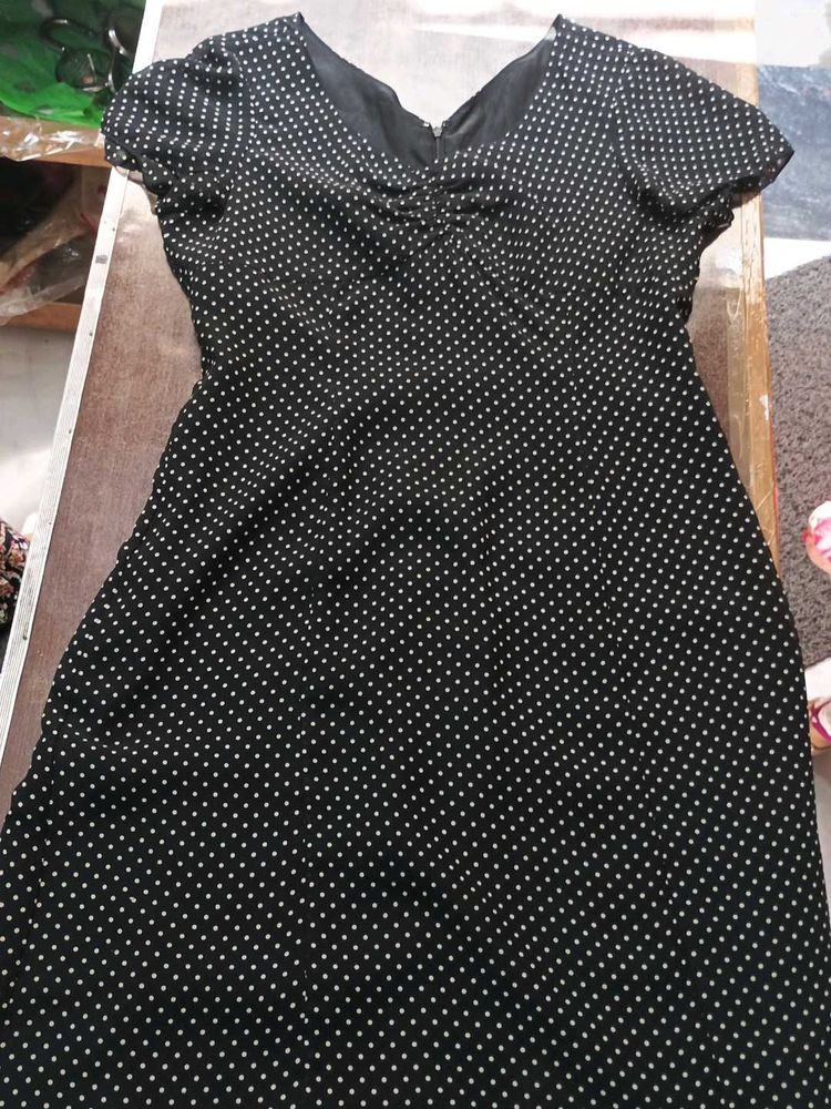 Polka Dot Midi Dress