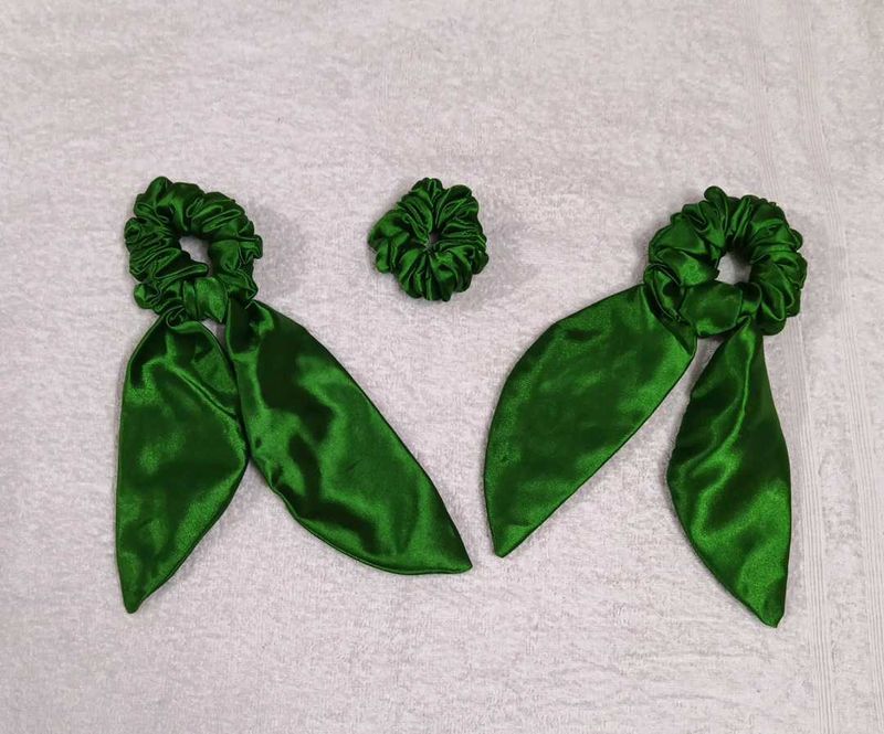 Green Scrunchie Set