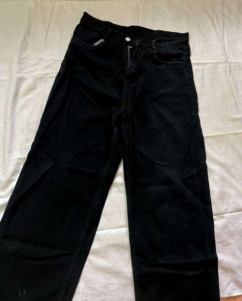 Black Denim Pants