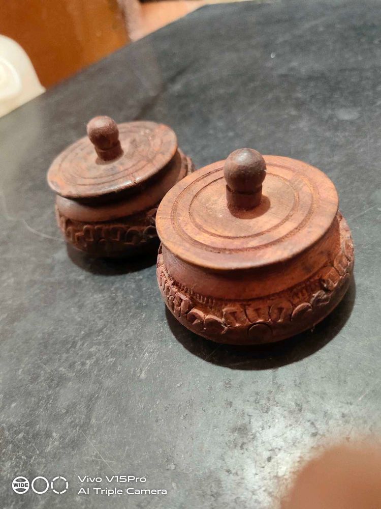 Small Wooden Holders