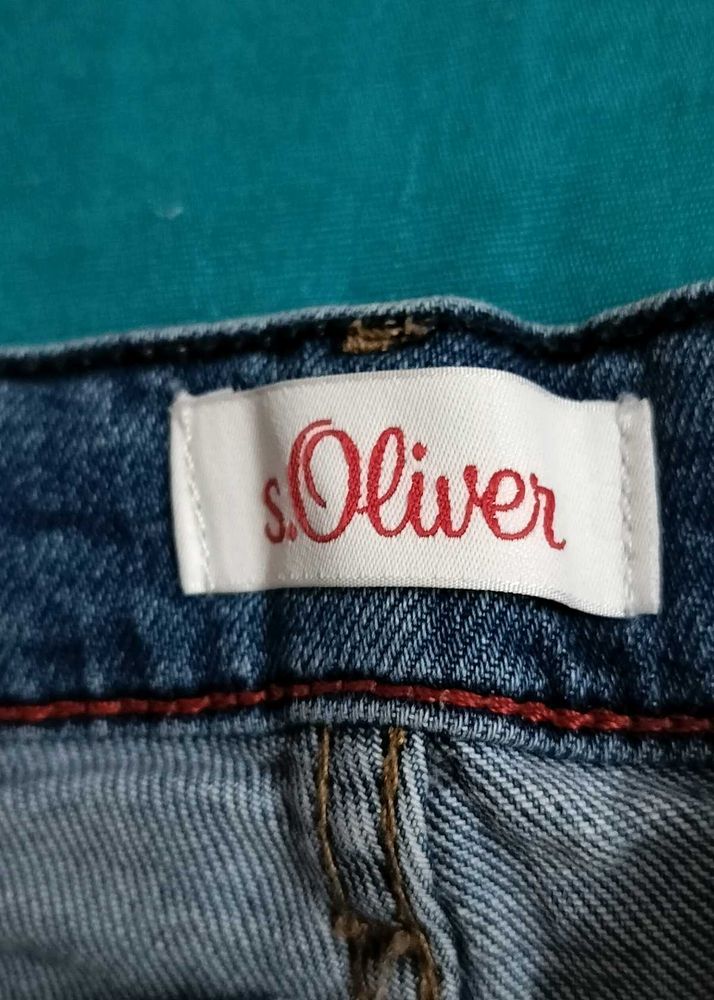 Denim hot pants