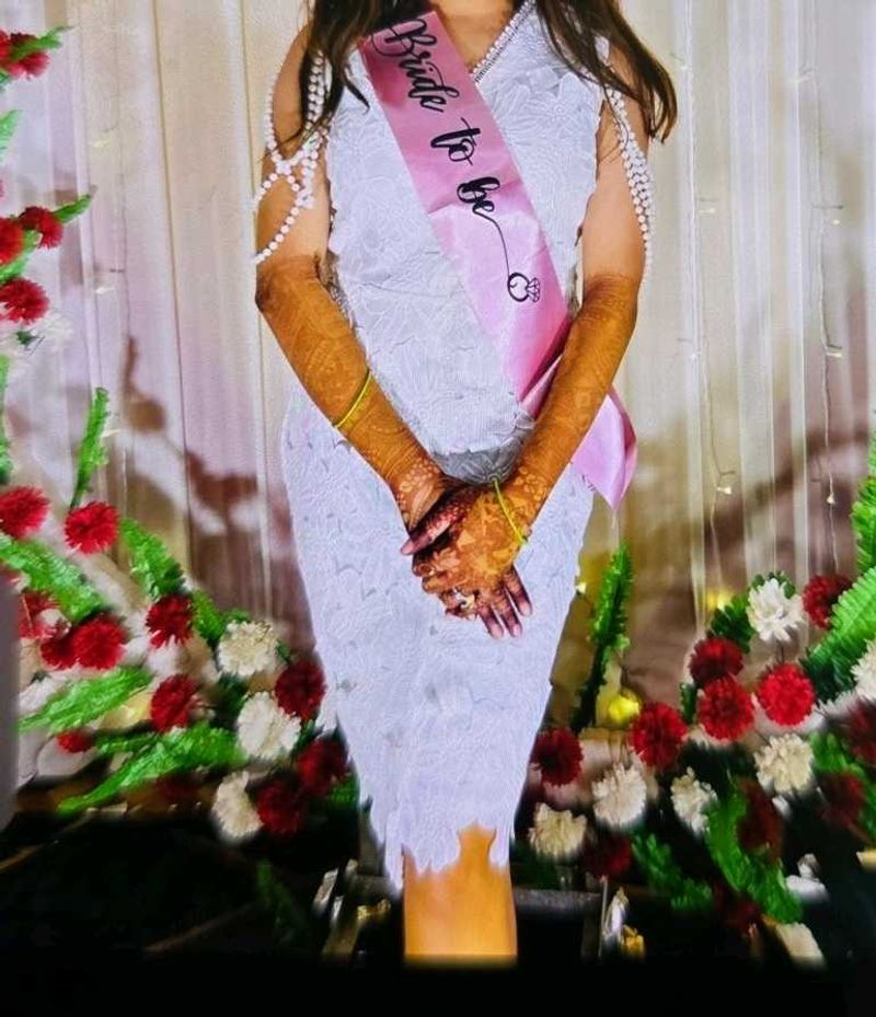 White Lace Midi Dress