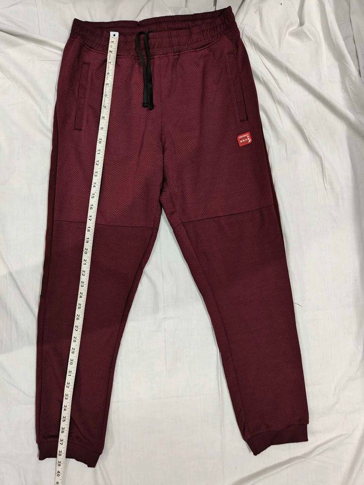 Burgundy Joggers