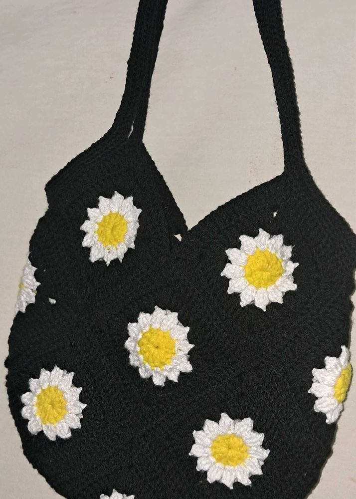 Daisy Crochet Handbag