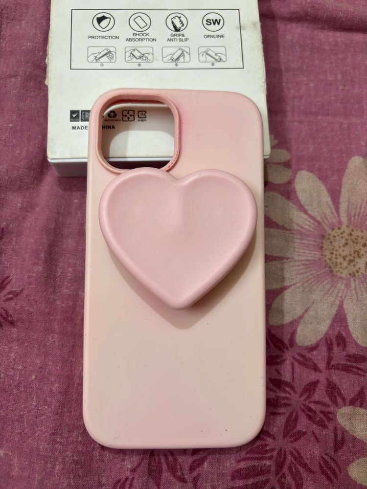 KZDOO Pink Heart Phone Case